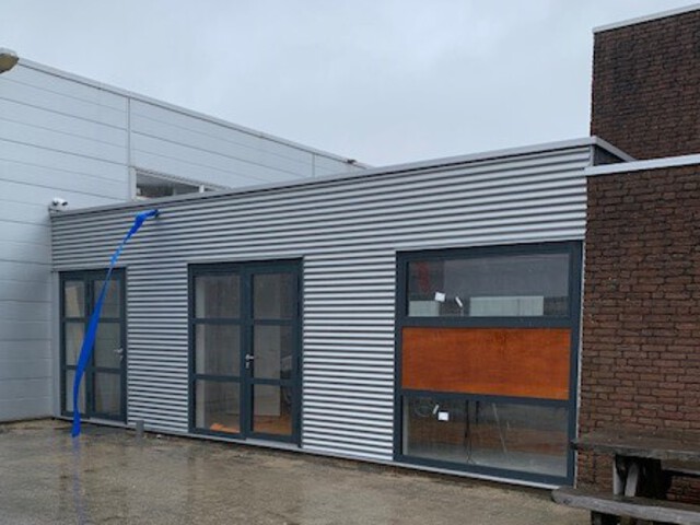 Nieuwbouw van een bedrijfspand in Winschoten
